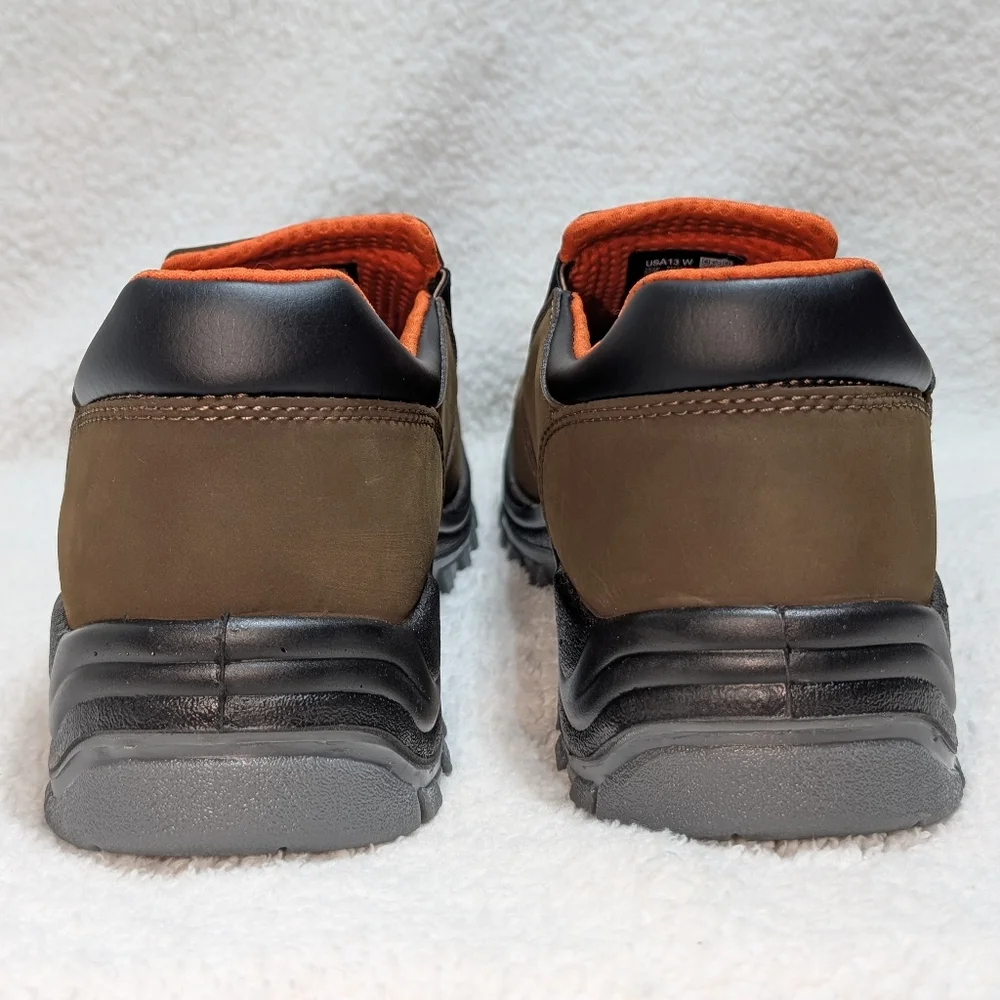 NWOB HYTEST Men's 13W Steel Toe Leather Knox Safety Slip On Shoe ASTM